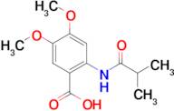 4,5-Dimethoxy-2-(2-methylpropanamido)benzoic acid