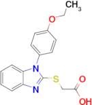 2-{[1-(4-ethoxyphenyl)-1h-1,3-benzodiazol-2-yl]sulfanyl}acetic acid