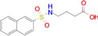 4-(Naphthalene-2-sulfonamido)butanoic acid