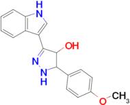 3-(1h-Indol-3-yl)-5-(4-methoxyphenyl)-4,5-dihydro-1h-pyrazol-4-ol