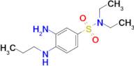 3-Amino-n,n-diethyl-4-(propylamino)benzene-1-sulfonamide