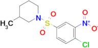 1-[(4-Chloro-3-nitrophenyl)sulfonyl]-3-methylpiperidine