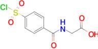 2-{[4-(chlorosulfonyl)phenyl]formamido}acetic acid