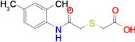 2-({[(2,4-dimethylphenyl)carbamoyl]methyl}sulfanyl)acetic acid