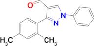 3-(2,4-Dimethylphenyl)-1-phenyl-1h-pyrazole-4-carbaldehyde