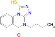 4-Butyl-1-sulfanyl-4h,5h-[1,2,4]triazolo[4,3-a]quinazolin-5-one