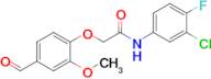 n-(3-Chloro-4-fluorophenyl)-2-(4-formyl-2-methoxyphenoxy)acetamide