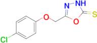 5-[(4-chlorophenoxy)methyl]-2,3-dihydro-1,3,4-oxadiazole-2-thione