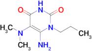 6-Amino-5-(dimethylamino)-1-propyl-1,2,3,4-tetrahydropyrimidine-2,4-dione