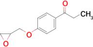 1-[4-(oxiran-2-ylmethoxy)phenyl]propan-1-one