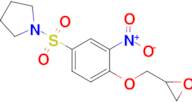 1-[3-nitro-4-(oxiran-2-ylmethoxy)benzenesulfonyl]pyrrolidine