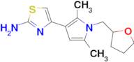 4-[2,5-Dimethyl-1-[(tetrahydro-2-furanyl)methyl]-1H-pyrrol-3-yl]-2-thiazolamine