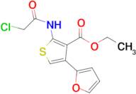 Ethyl 2-(2-chloroacetamido)-4-(furan-2-yl)thiophene-3-carboxylate