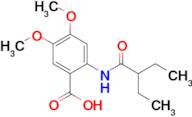 2-(2-Ethylbutanamido)-4,5-dimethoxybenzoic acid