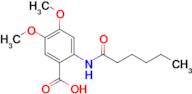 2-Hexanamido-4,5-dimethoxybenzoic acid