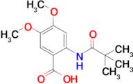 2-(2,2-Dimethylpropanamido)-4,5-dimethoxybenzoic acid