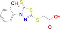 2-[[4,5-Dihydro-4-(2-methylphenyl)-5-thioxo-1,3,4-thiadiazol-2-yl]thio]acetic acid