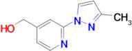 [2-(3-methyl-1h-pyrazol-1-yl)pyridin-4-yl]methanol