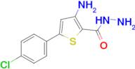 3-Amino-5-(4-chlorophenyl)thiophene-2-carbohydrazide