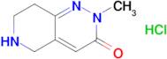 2-Methyl-2h,3h,5h,6h,7h,8h-pyrido[4,3-c]pyridazin-3-one hydrochloride
