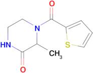 3-Methyl-4-(thiophene-2-carbonyl)piperazin-2-one