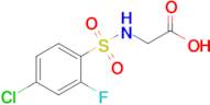 2-(4-Chloro-2-fluorobenzenesulfonamido)acetic acid