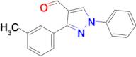 3-(3-Methylphenyl)-1-phenyl-1h-pyrazole-4-carbaldehyde