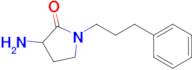 3-Amino-1-(3-phenylpropyl)pyrrolidin-2-one