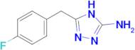 5-[(4-fluorophenyl)methyl]-4h-1,2,4-triazol-3-amine