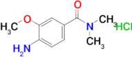 4-Amino-3-methoxy-n,n-dimethylbenzamide hydrochloride