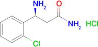 (3s)-3-Amino-3-(2-chlorophenyl)propanamide hydrochloride