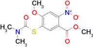 Methyl 5-[(dimethylcarbamoyl)sulfanyl]-4-methoxy-2-nitrobenzoate