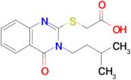 2-{[3-(3-methylbutyl)-4-oxo-3,4-dihydroquinazolin-2-yl]sulfanyl}acetic acid