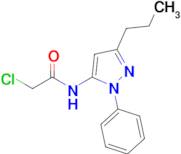 2-Chloro-n-(1-phenyl-3-propyl-1h-pyrazol-5-yl)acetamide