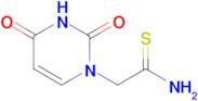 2-(2,4-Dioxo-1,2,3,4-tetrahydropyrimidin-1-yl)ethanethioamide