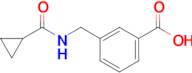 3-[(cyclopropylformamido)methyl]benzoic acid