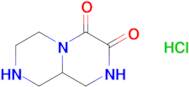 Octahydro-1h-pyrazino[1,2-a]piperazine-3,4-dione hydrochloride