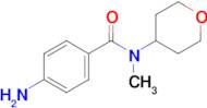 4-Amino-N-methyl-N-(tetrahydro-2H-pyran-4-yl)benzamide