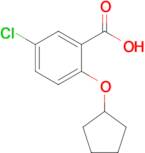 5-Chloro-2-(cyclopentyloxy)benzoic acid