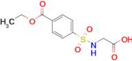 2-[4-(ethoxycarbonyl)benzenesulfonamido]acetic acid