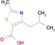 2-Methyl-4-(2-methylpropyl)-1,3-thiazole-5-carboxylic acid