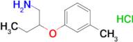 1-[(1-aminobutan-2-yl)oxy]-3-methylbenzene hydrochloride