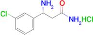 (3r)-3-Amino-3-(3-chlorophenyl)propanamide hydrochloride