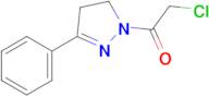 2-Chloro-1-(4,5-dihydro-3-phenyl-1H-pyrazol-1-yl)ethanone