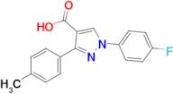 1-(4-Fluorophenyl)-3-(4-methylphenyl)-1h-pyrazole-4-carboxylic acid