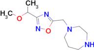 1-{[3-(1-methoxyethyl)-1,2,4-oxadiazol-5-yl]methyl}-1,4-diazepane