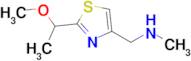 {[2-(1-methoxyethyl)-1,3-thiazol-4-yl]methyl}(methyl)amine