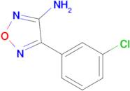 4-(3-Chlorophenyl)-1,2,5-oxadiazol-3-amine