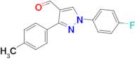 1-(4-Fluorophenyl)-3-(4-methylphenyl)-1h-pyrazole-4-carbaldehyde