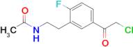 n-{2-[5-(2-chloroacetyl)-2-fluorophenyl]ethyl}acetamide